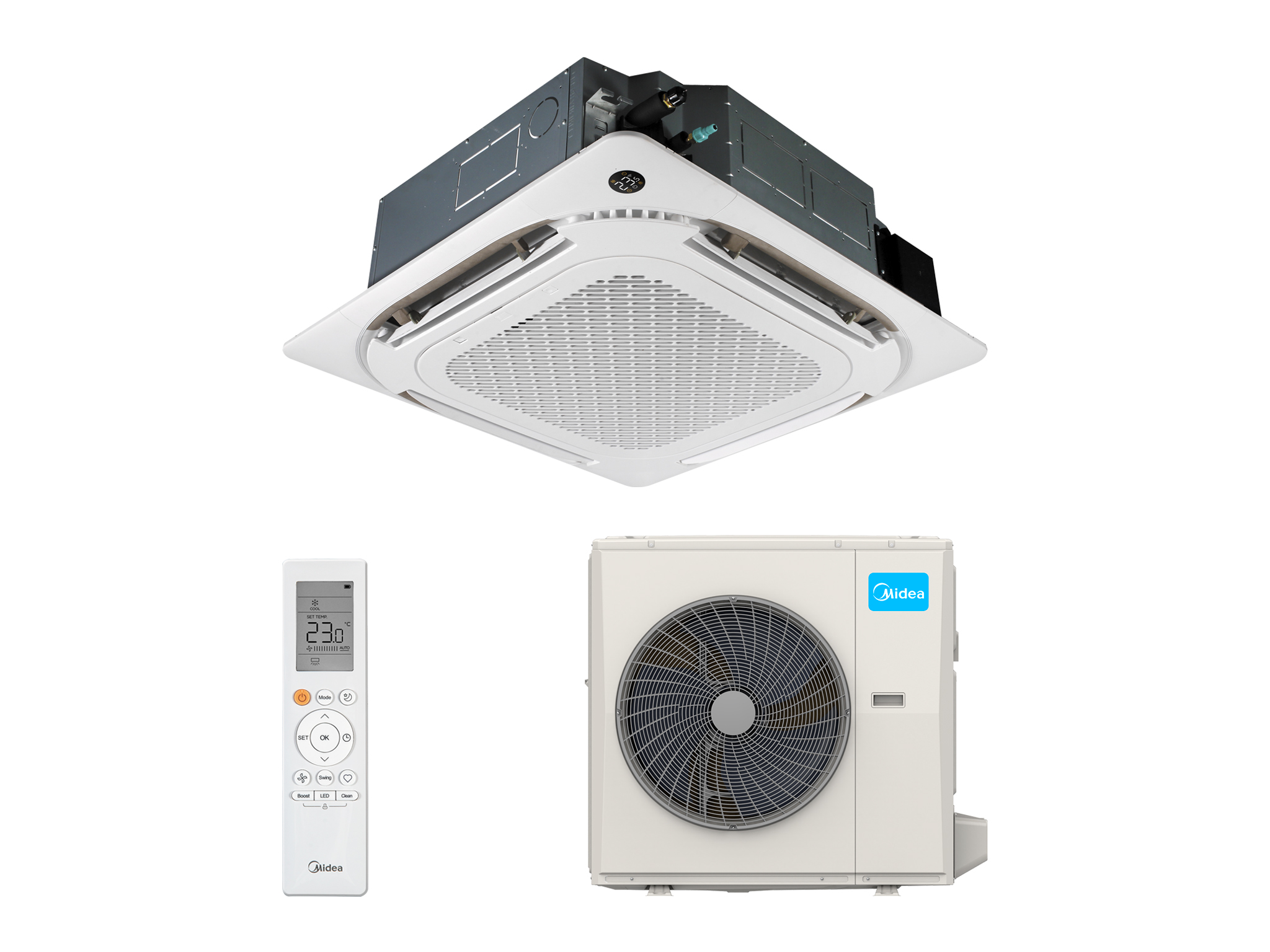 Кассетная сплит-система Midea -55HRN1G1/MOA1U-55HQN1G1/T-MBQ4-04A1 on/off