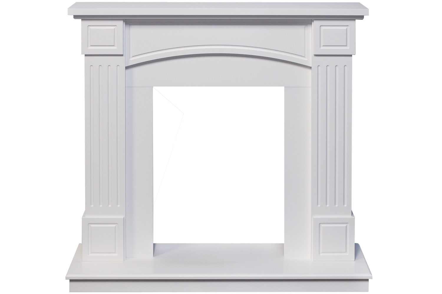 Каминокомплект Royal Flame  Boston - Белый (Высота 925см) с очагом Majestic FX Black