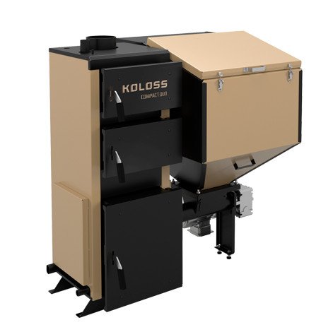 Напольный твердотопливный котел Koloss Auto Compact Duo 65