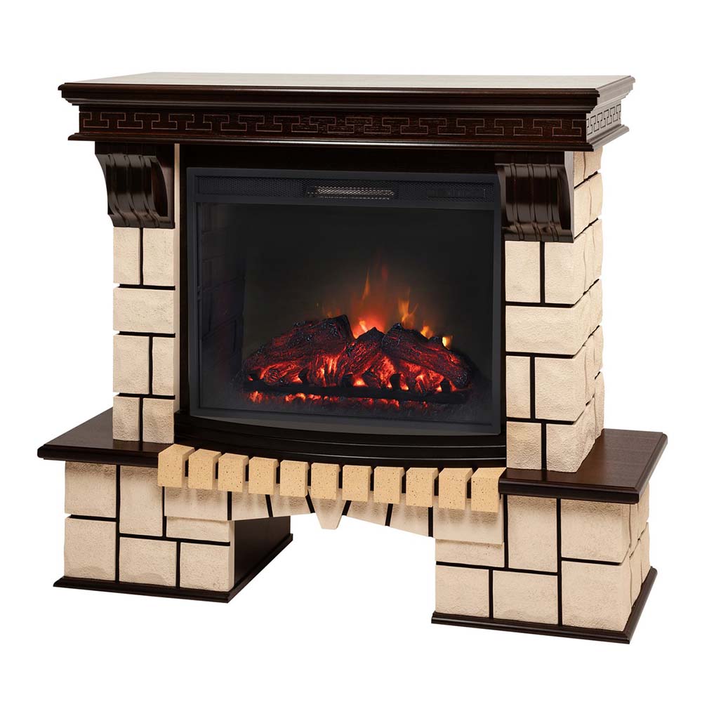 Электрокамин RealFlame  Stone 25/25,5 AO с очагом Sparta 25,5