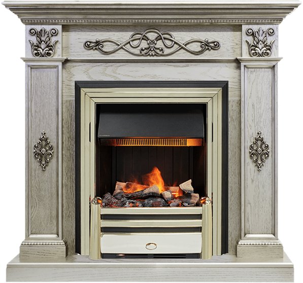Каминокомплект Dimplex Derby - Old silver с очагом Cavendish