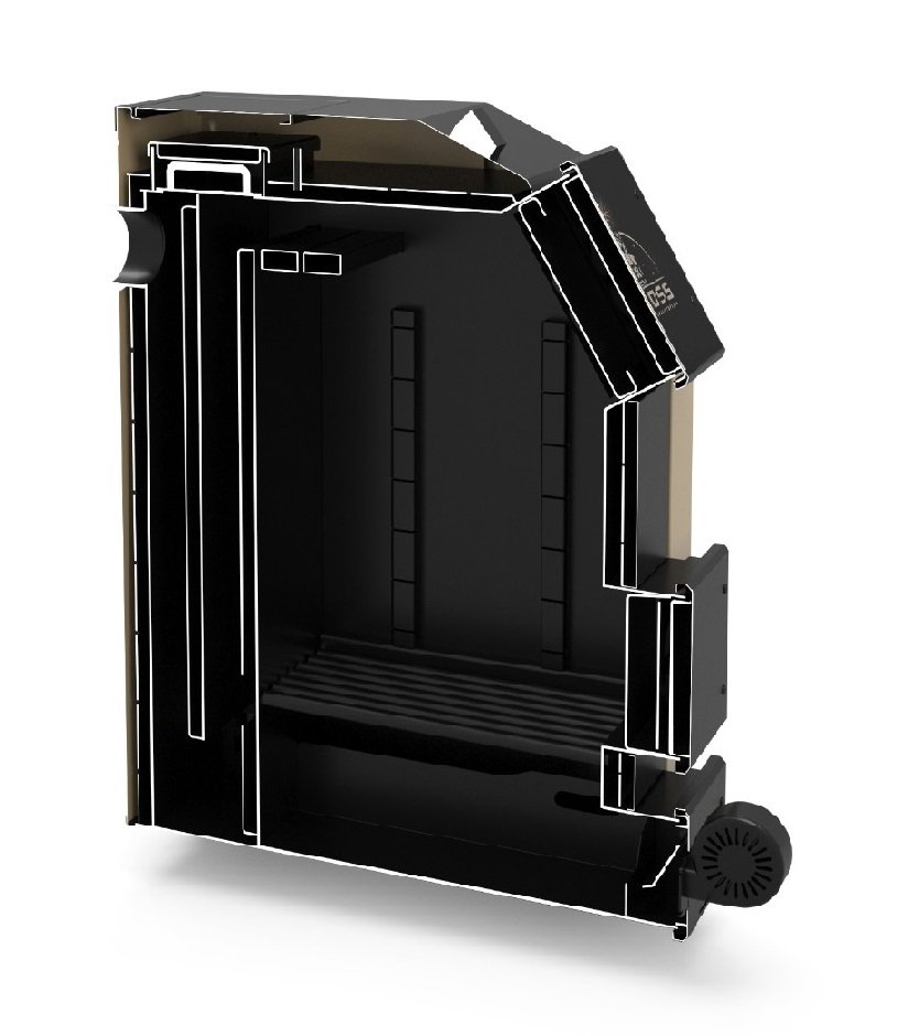 Напольный твердотопливный котел Koloss Ultra Plus 50