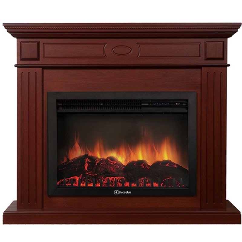 Каминокомплект Electrolux Bianco 26/30 с очагом EFP/P-2620RLS шпон красное дерево