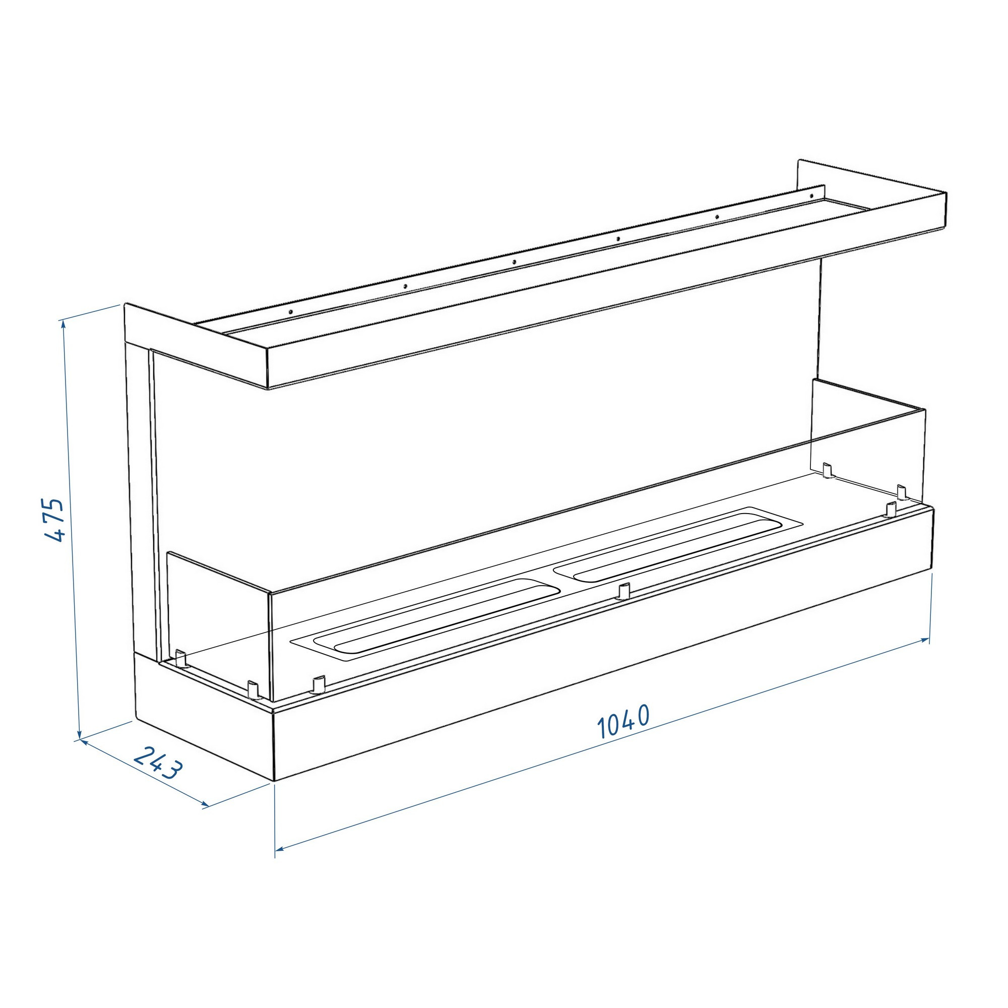 Биокамин Royal Thermo RTBFP-P1040XS