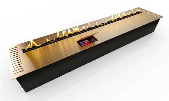 Автоматический биокамин ZeFire М 1400 латунный