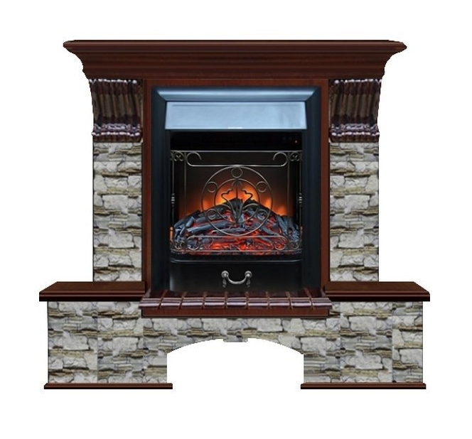 Каминокомплект Glenrich Бостон К Алтай (Magestic)