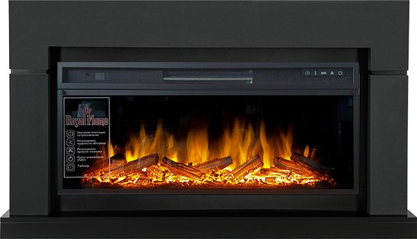 Каминокомплект Royal Flame  Lindos Graphite Grey (Ширина 1520мм) с очагом Vision 42 LOG LED