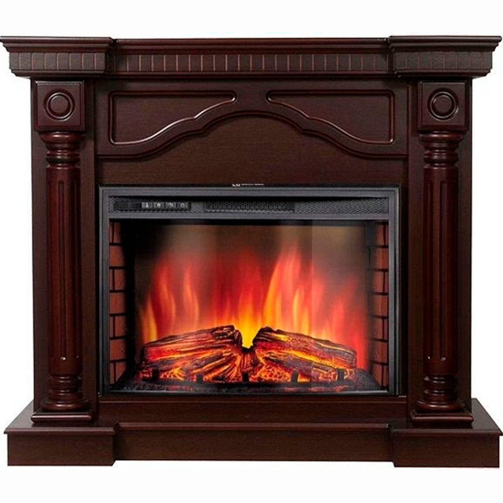 Каминокомплект Electrolux Rome 26 Sphere с очагом EFP/P-2620RLS шпон темный дуб