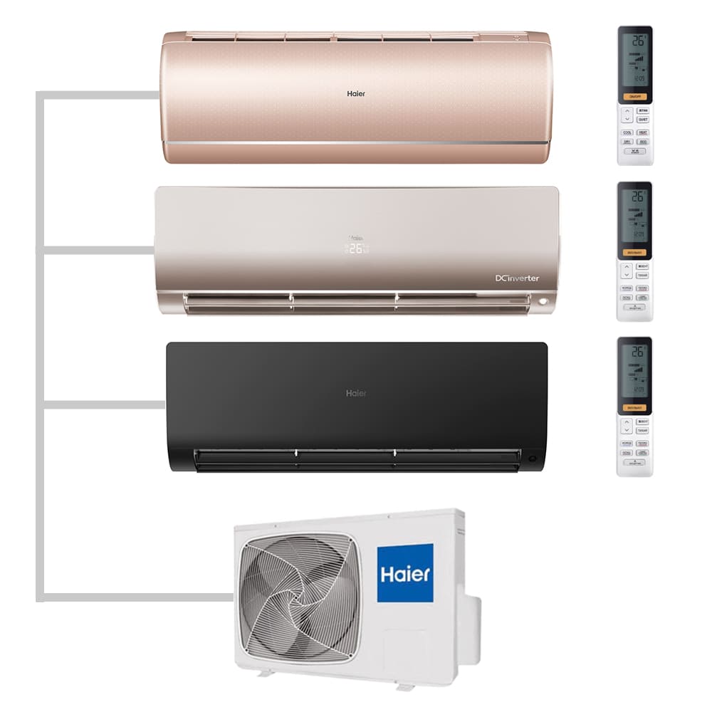 Мульти сплит-система настенная Haier AS25S2SJ2FA-G / AS35S2SF2FA-G / AS25S2SF2FA-B / 3U70S2SR5FA Inverter