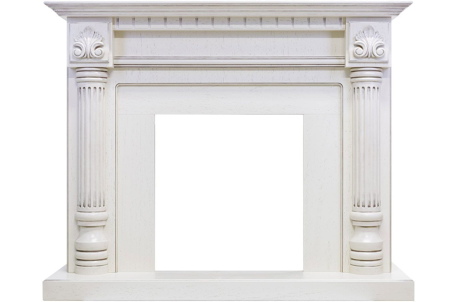 Каминокомплект Royal Flame  Edinburg - Слоновая кость с патиной с очагом Dioramic 33 LED FX