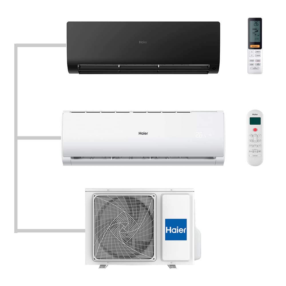Мульти сплит-система настенная Haier AS25S2SF2FA-B / AS09TS6HRA-M / 2U50S2SM1FA-3 Inverter