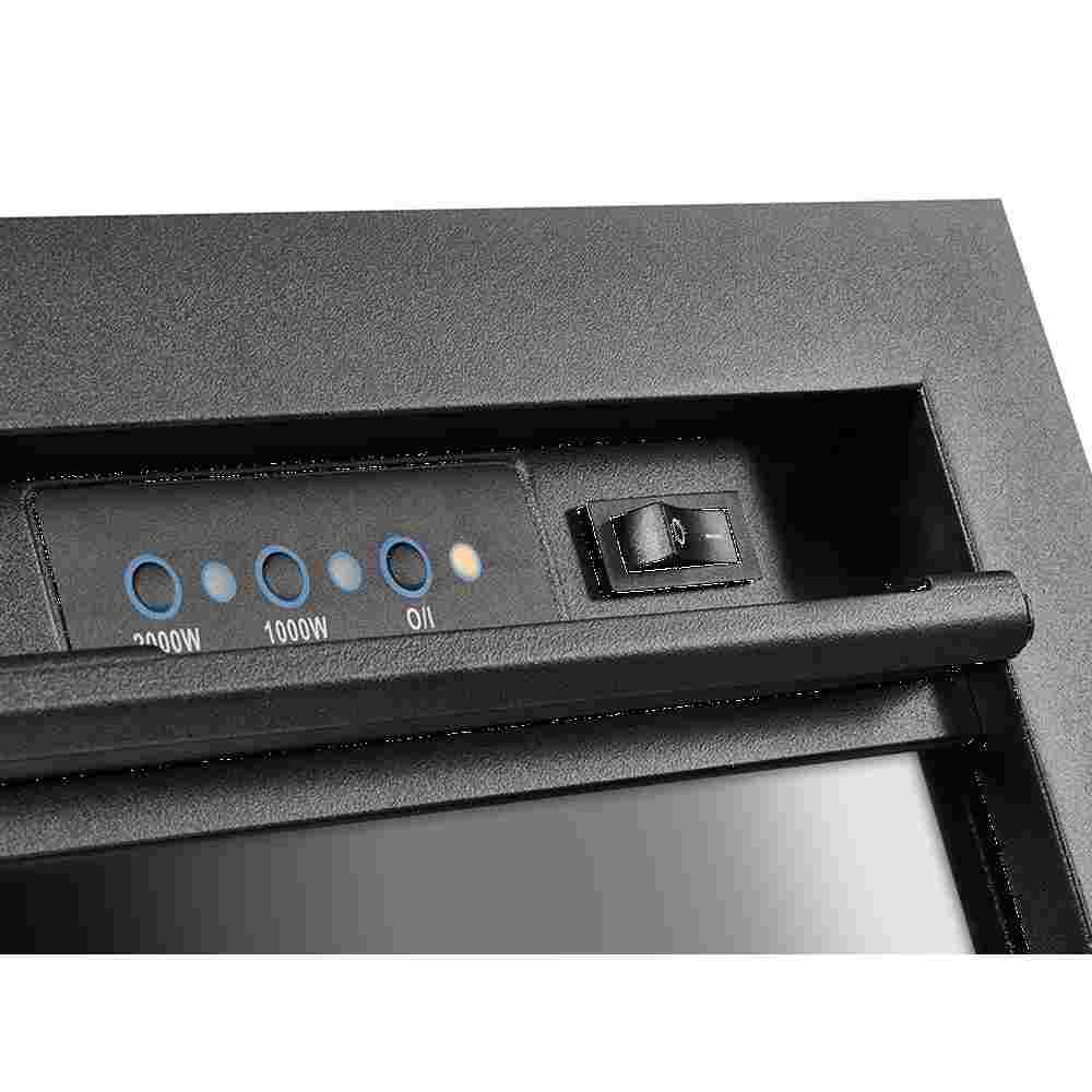 Каминокомплект Electrolux Bricks 25 с очагом EFP/P-2720RLS камень бежевый, шпон темный дуб