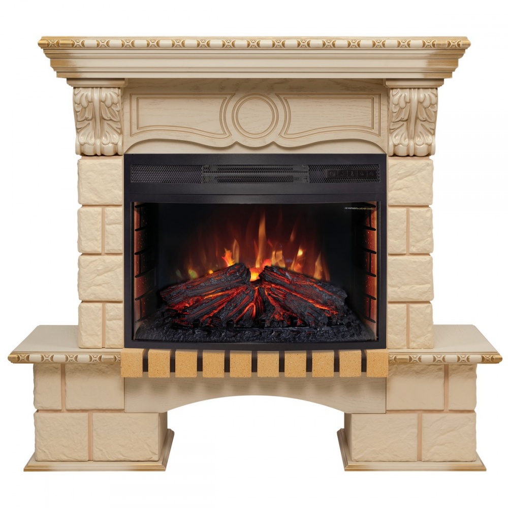 Электрокамин RealFlame  Bolero 25/25,5 WT с очагом Firefield 25