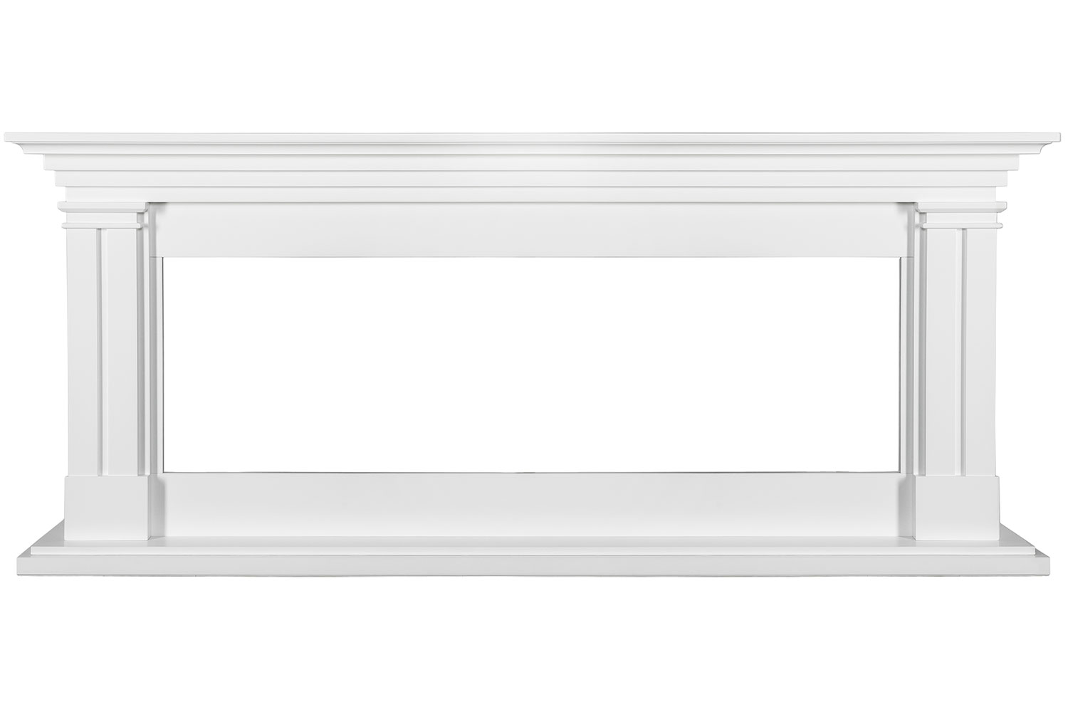 Каминокомплект Royal Flame  Lyon 60 - Белый с очагом Vision 60 LED