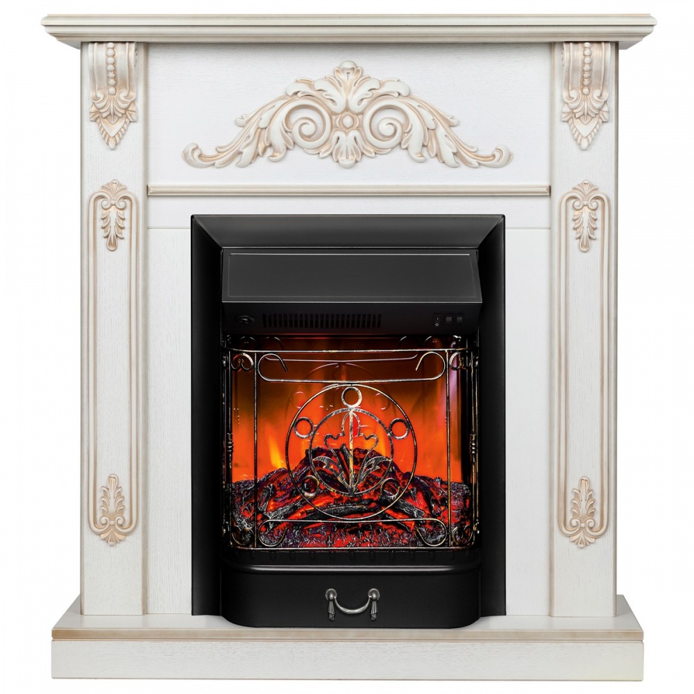 Электрокамин RealFlame  Anita WT с очагом Majestic Lux Black