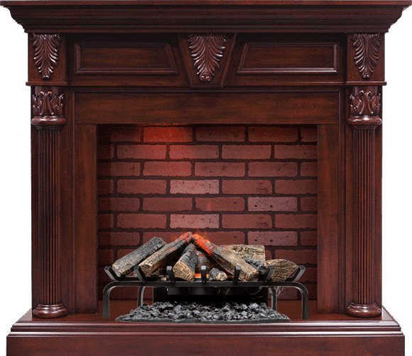 Каминокомплект Dimplex Sheffield - Темная вишня с очагом Silverton