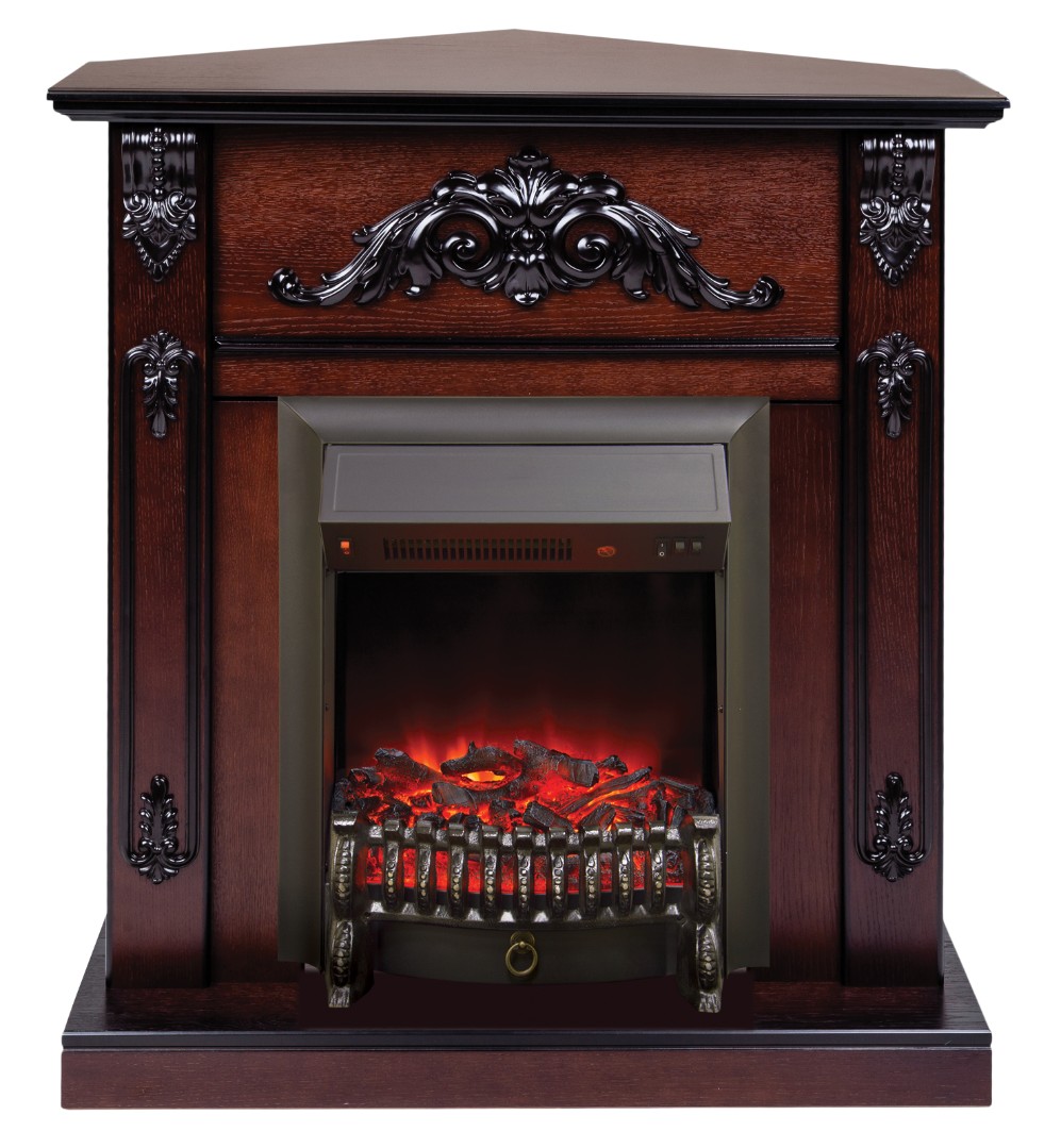 Электрокамин RealFlame  Anita Corner (угловой) AO с Fobos Lux S BL