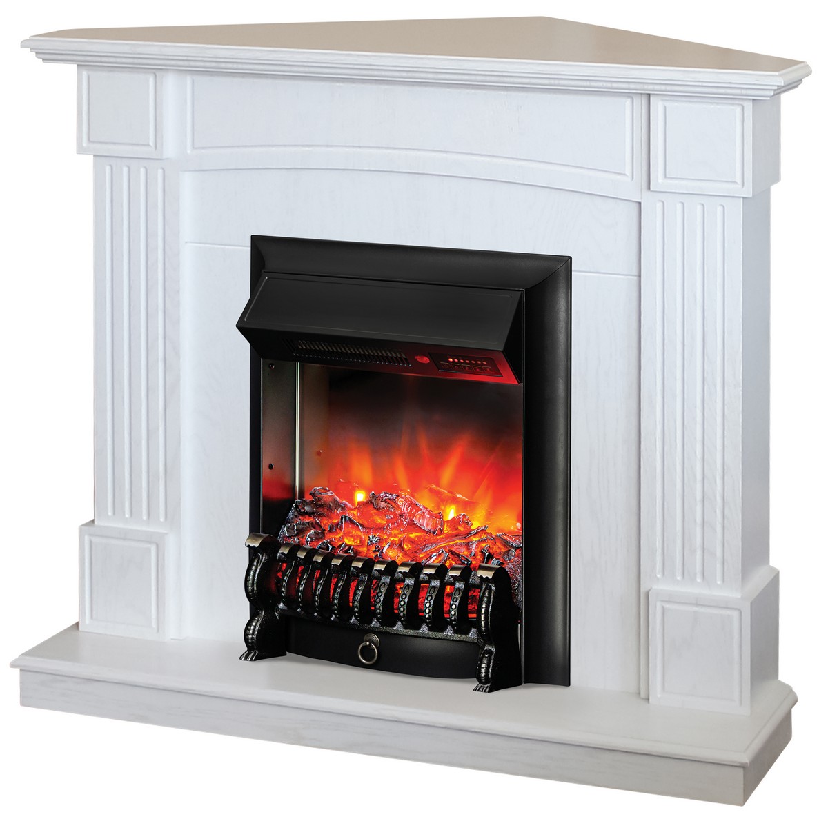 Электрокамин RealFlame Andrea Corner WT с очагом Fobos Lux Black RC