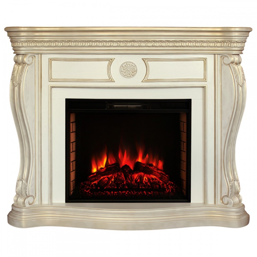 Электрокамин RealFlame Barcelona 33 WT с очагом Epsilon 26