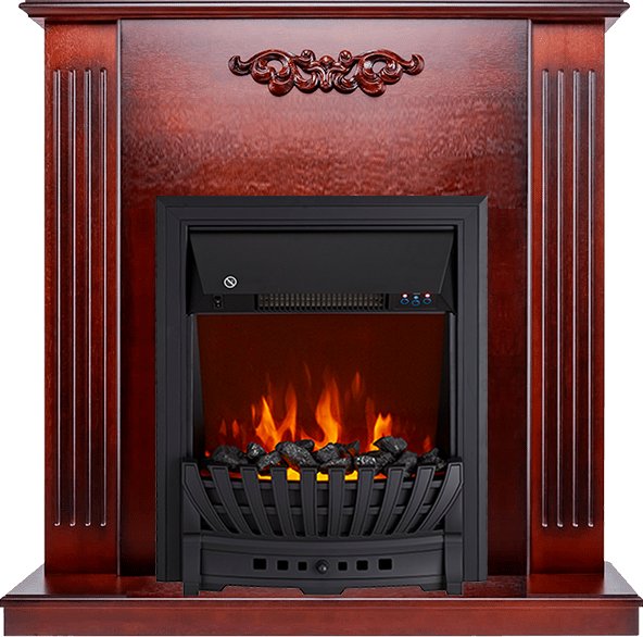Каминокомплект Royal Flame  Lumsden - Махагон коричневый антик с очагом Aspen Black