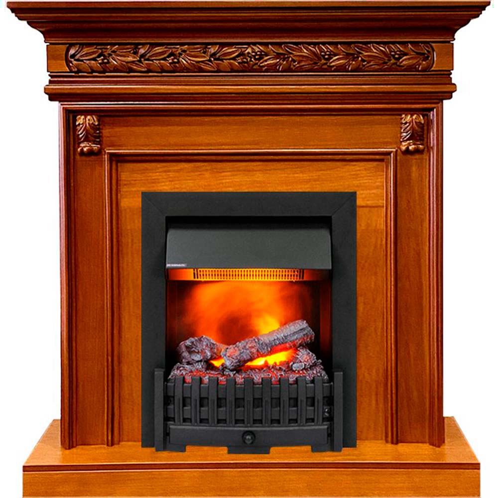 Каминокомплект Dimplex Valletta - Орех с очагом Danville Black FB2