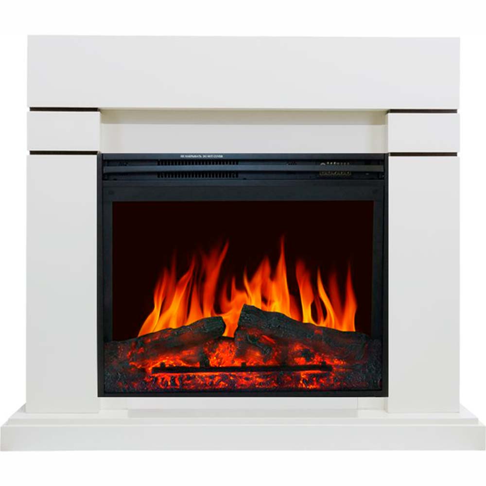 Каминокомплект Royal Flame  Lindos - Белый с очагом Jupiter FX New