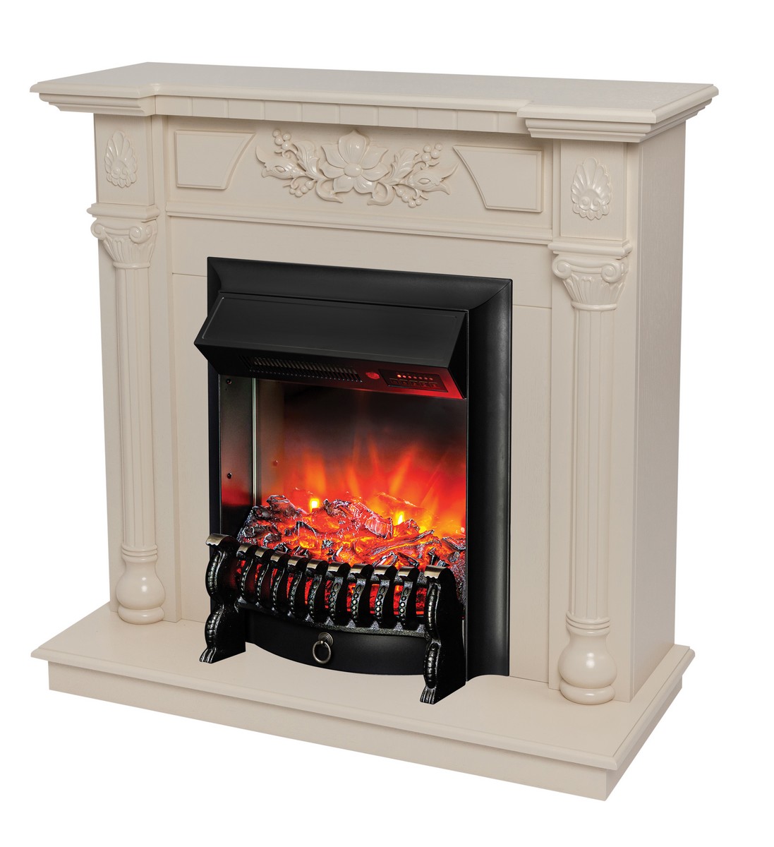 Электрокамин RealFlame  Dacota WT с очагом Fobos Lux Black RC