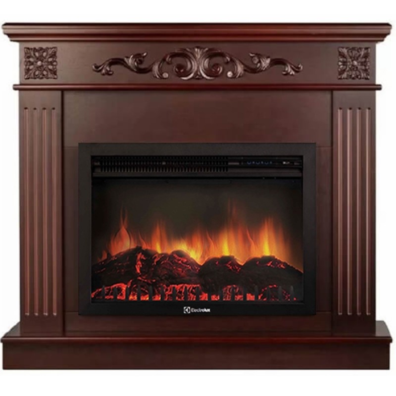 Каминокомплект Electrolux Noce 26/30 с очагом EFP/P-2620RLS шпон темный дуб
