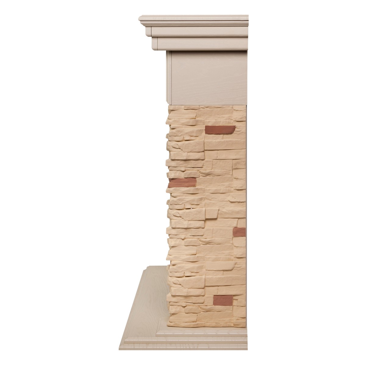 Электрокамин RealFlame  Neapolis WT с очагом Fobos Lux Brass