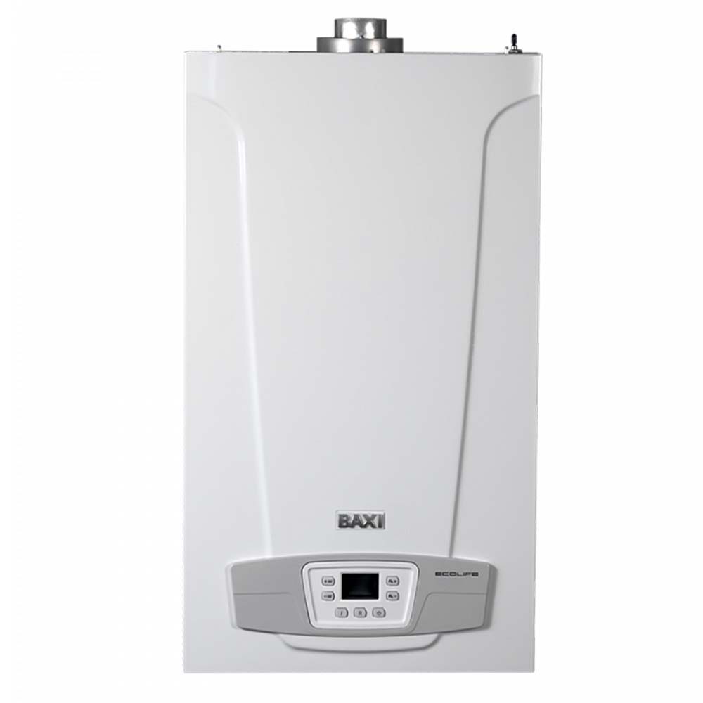 Котел газовый BAXI ECO Life 24 F Turbo настен, 24 кВт, двухконтурный, с закрыт. кам. сгор. (без дымохода)