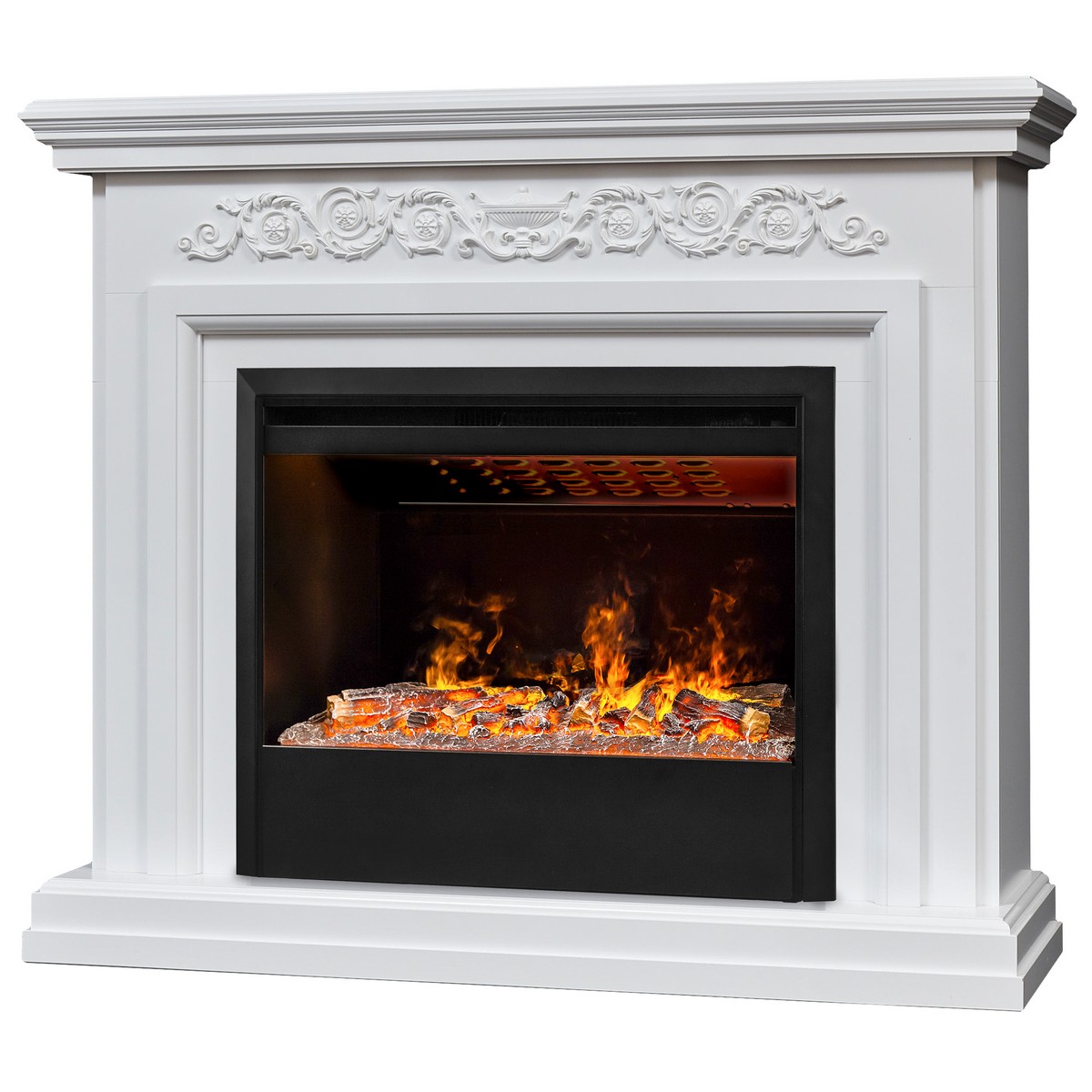 Электрокамин RealFlame Leticia 26 WT с очагом 3D Helios 26 SBG