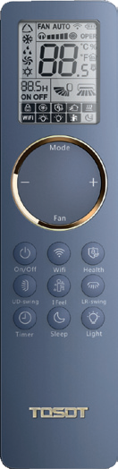 Сплит-система настенная Tosot T12H-SCD/I/T12H-SCD/O Clivia Deluxe Inverter