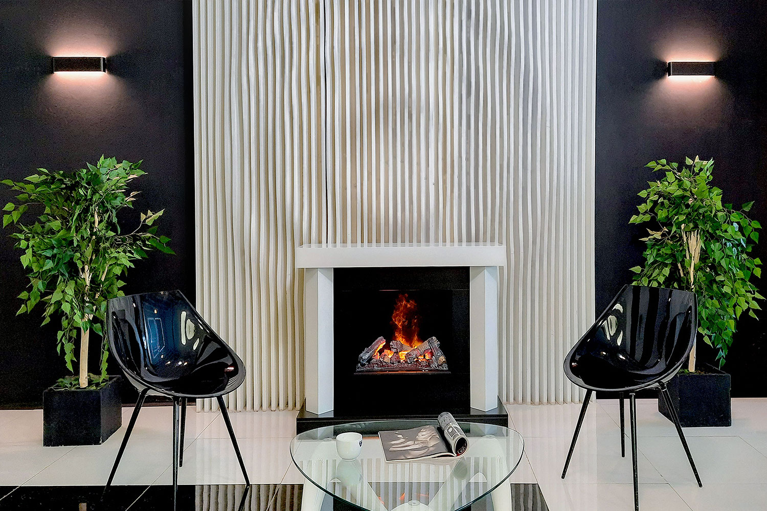 Каминокомплект Dimplex Vancouver - Черный лак с очагом Cassette 600 NH