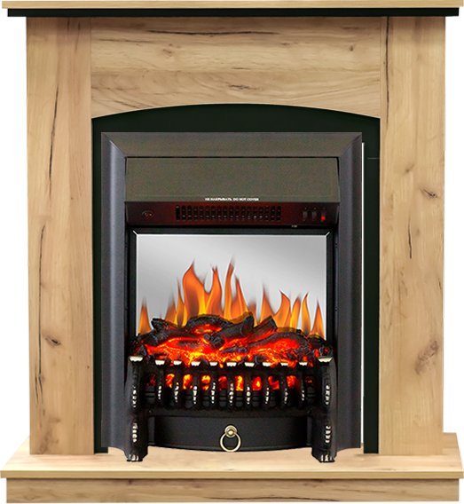 Каминокомплект Royal Flame Barcelona Дуб золотой c очагом Fobos FX M Black