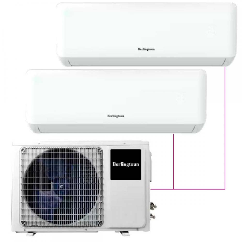 Мульти сплит-система настенная Berlingtoun BMI-09AIN1 / BMO-18/2AIN1 DC Inverter 9+9