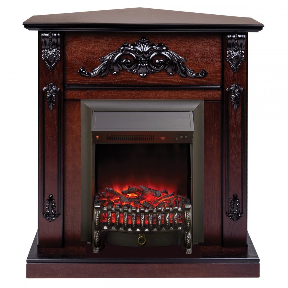 Электрокамин RealFlame  Anita Corner AO с очагом Fobos Lux Black