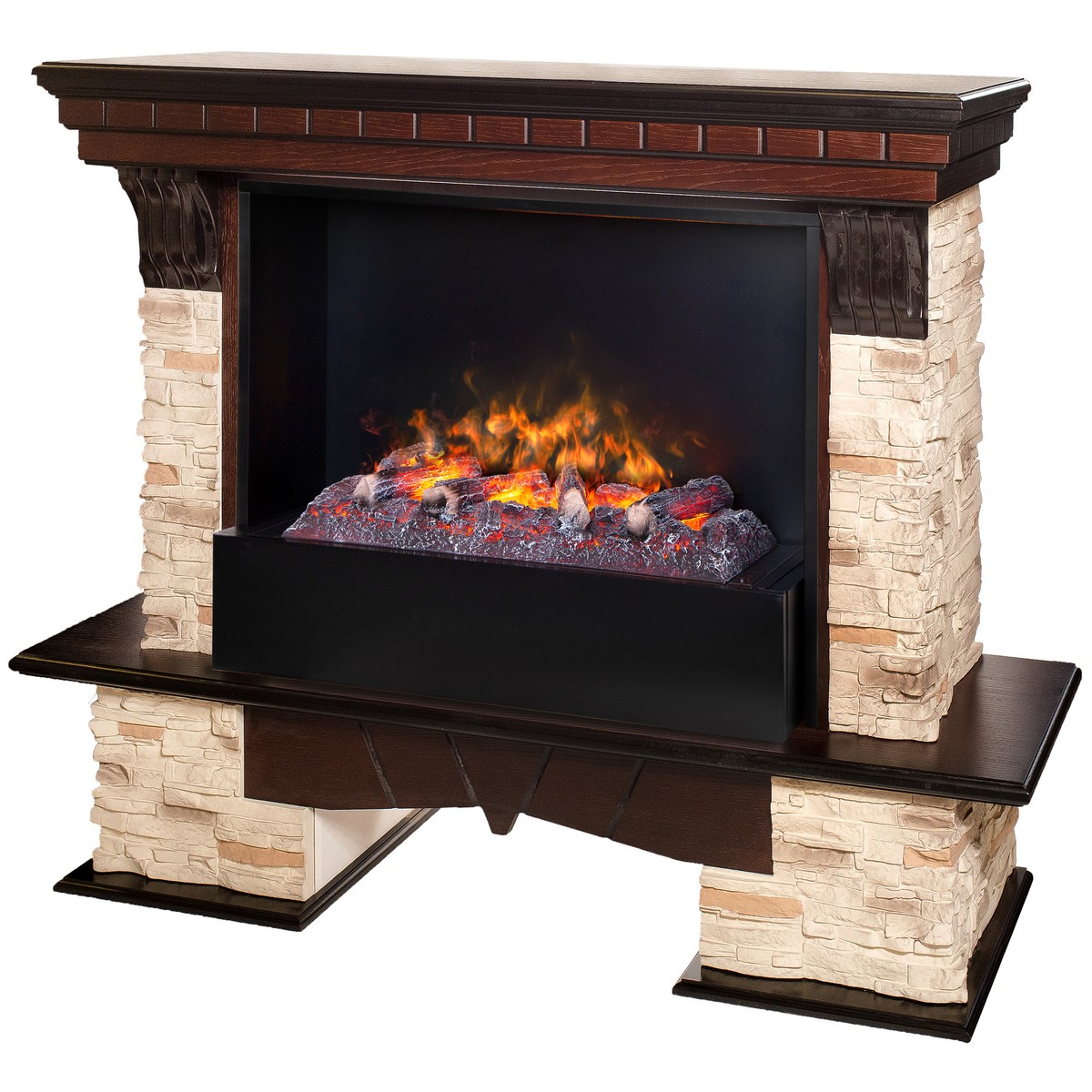 Электрокамин RealFlame Rockland 26 AO с очагом 3D Cassette 630