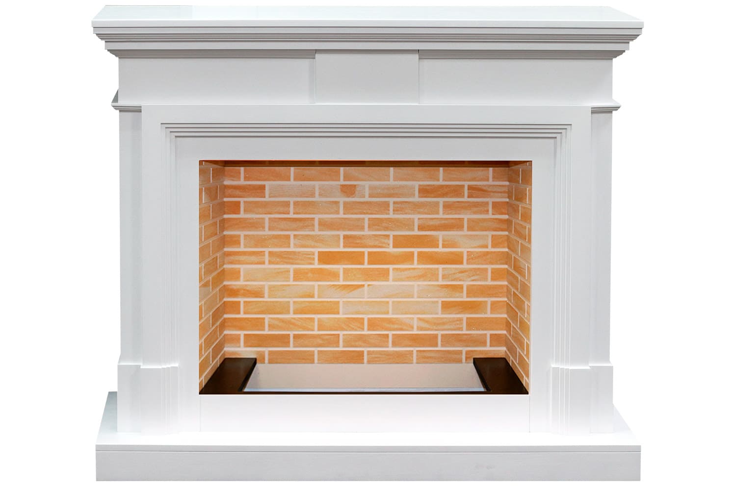 Каминокомплект Dimplex Coventry - Белый / Кирпич  с очагом Cassette 400 NH