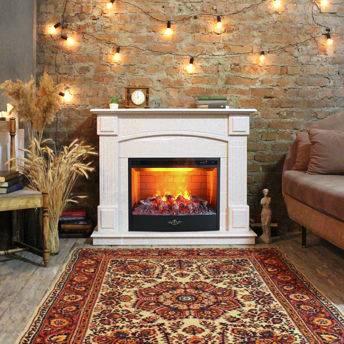 Электрокамин RealFlame  Carolina 24/25,5 WT-F714 с очагом 3D Firestar 25,5