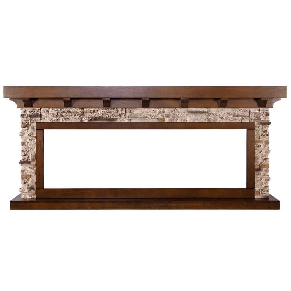 Каминокомплект Royal Flame  Chalet 60 - Темный дуб с очагом Vision 60 LOG LED