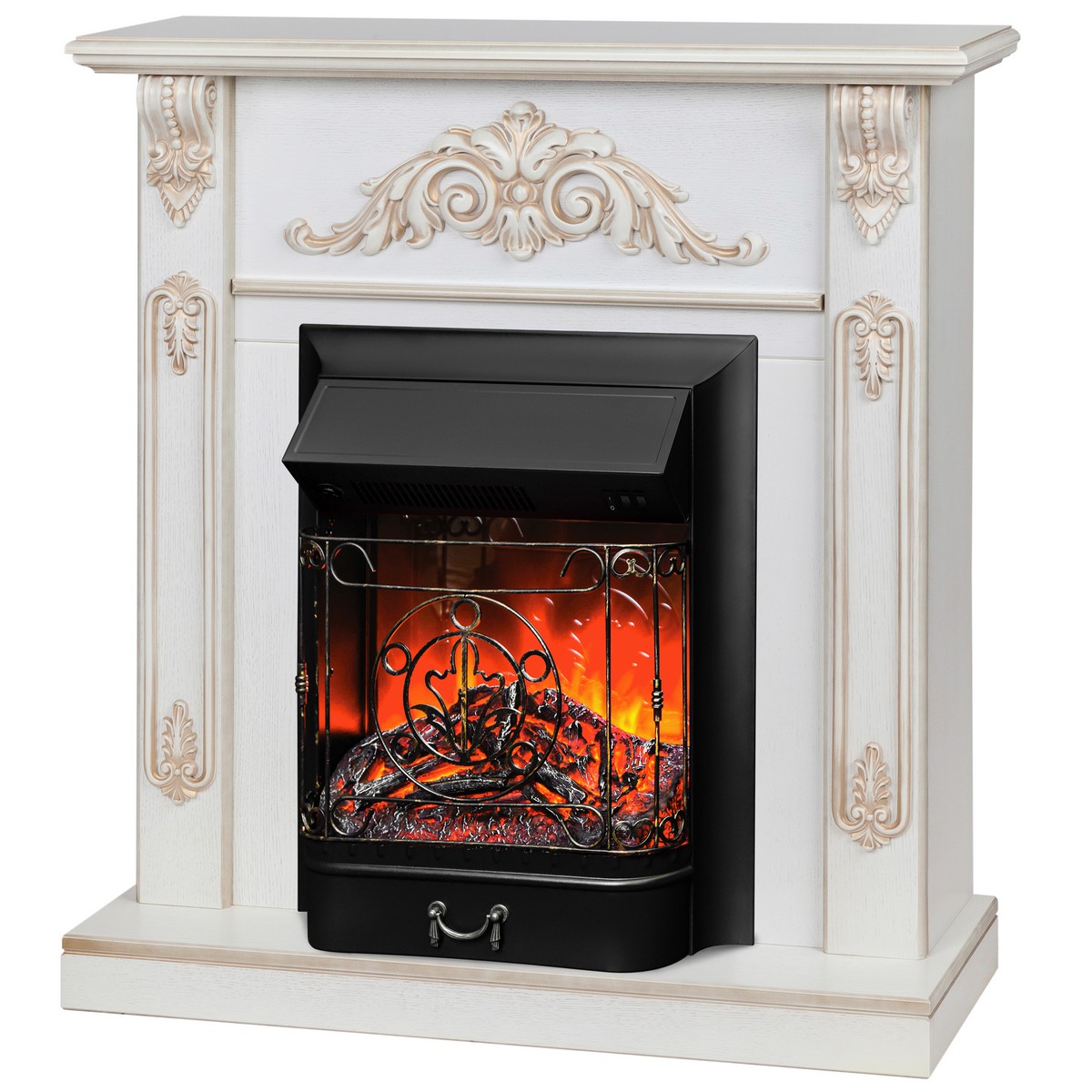 Электрокамин RealFlame  Anita WT с очагом Majestic Lux Black