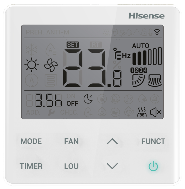 Внутренний блок Канальной сплит-системы Hisense AUD-24HX4RGM2/AUW-24H4RF2 HEAVY 2.0 Classic on/off