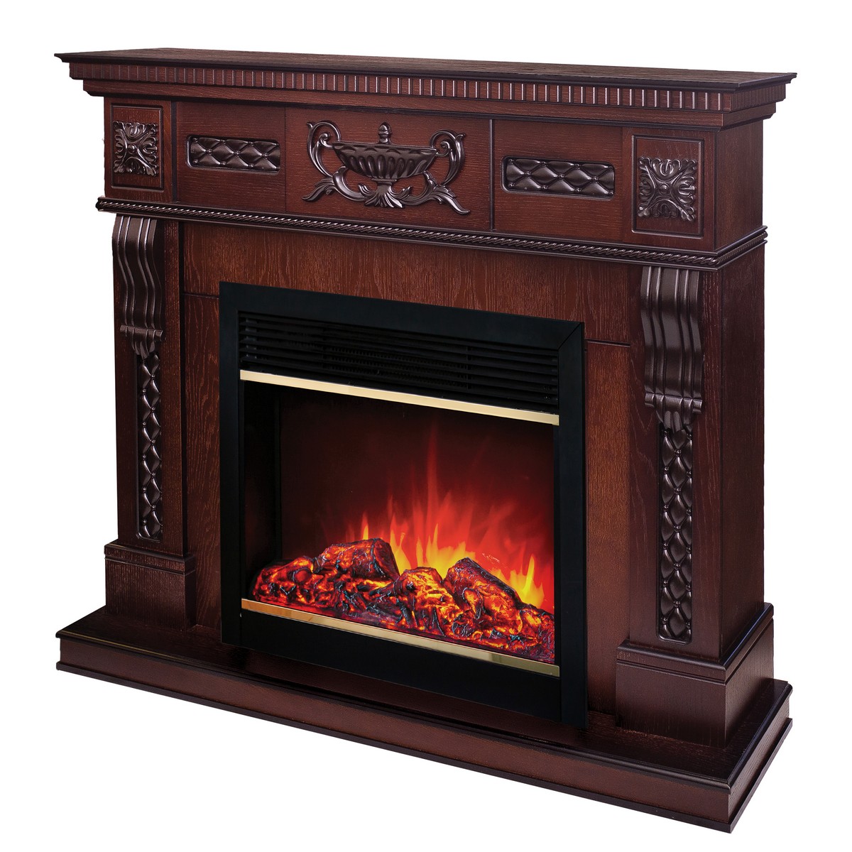 Электрокамин RealFlame  Corsica Lux 25,5/26 AO с очагом Moonblaze Deluxe Brass