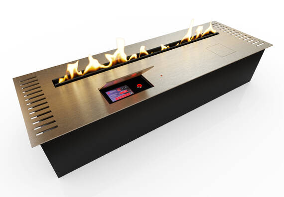 Автоматический биокамин ZeFire М 900 латунный