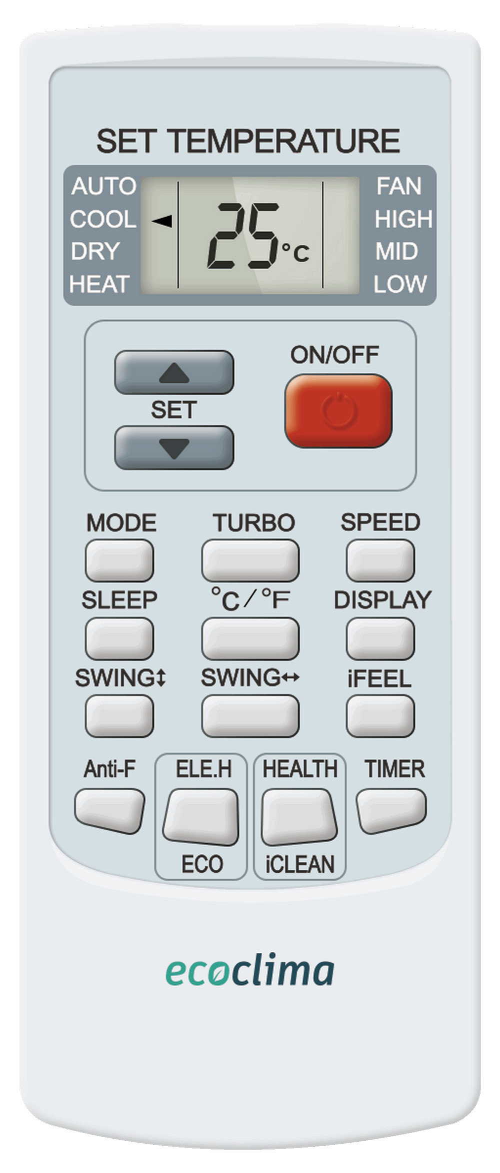Настенная сплит-система Ecoclima ECW/I-AX07/FB-4R1 Frost line Inverter