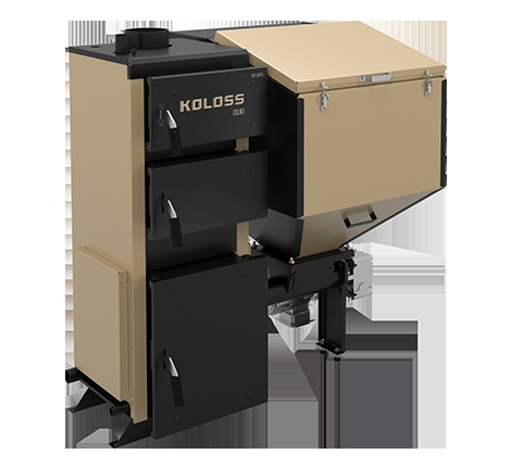 Напольный твердотопливный котел Koloss Auto DUO PLUS 65