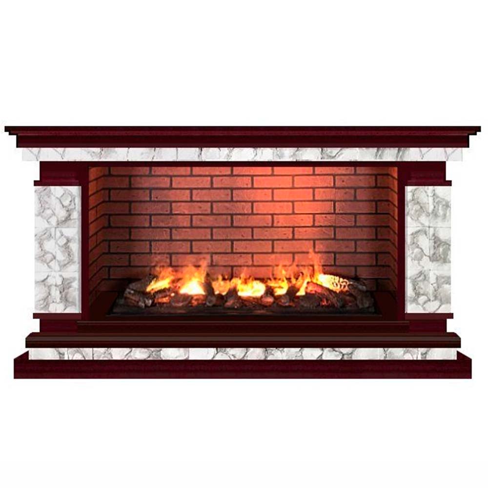 Каминокомплект Glenrich Лорд Salsa 3D дуб