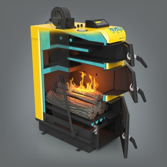 Напольный твердотопливный котел Pereko KSW Prima 15