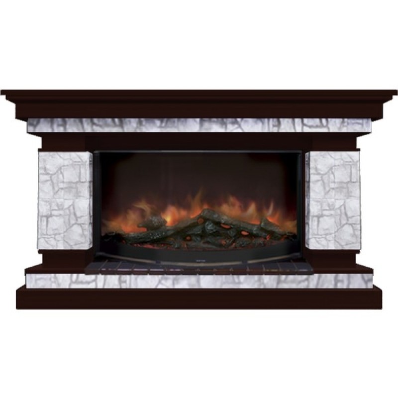 Каминокомплект Glenrich Лорд 86 (Rondo S86) старый город венге