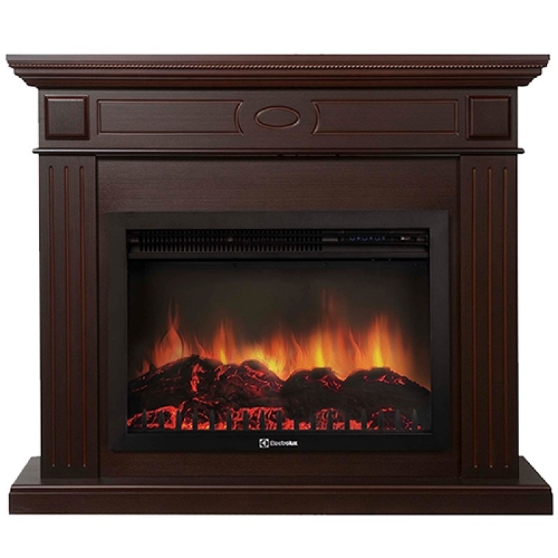 Каминокомплект Electrolux Bianco 26/30 с очагом EFP/P-3020LS шпон дуб